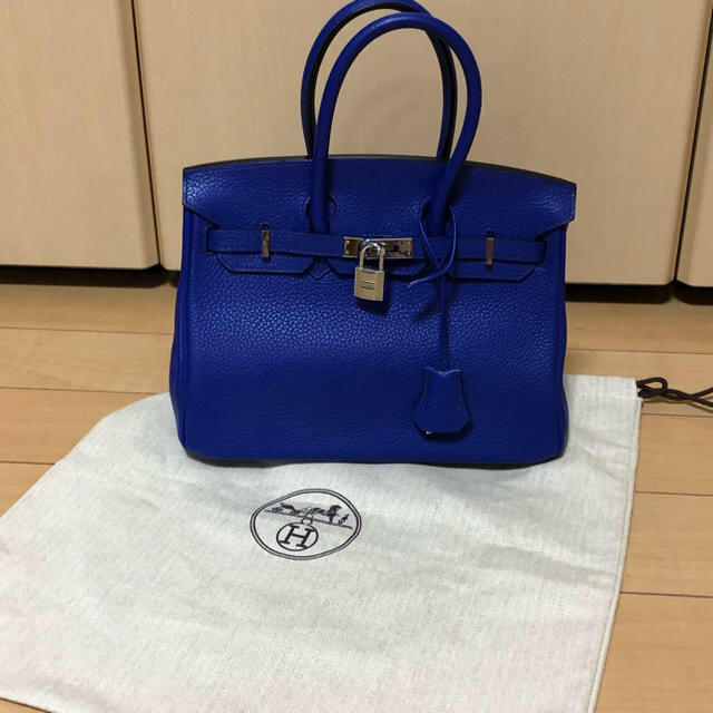 バッグハンドバッグ　hermes グレー　コット