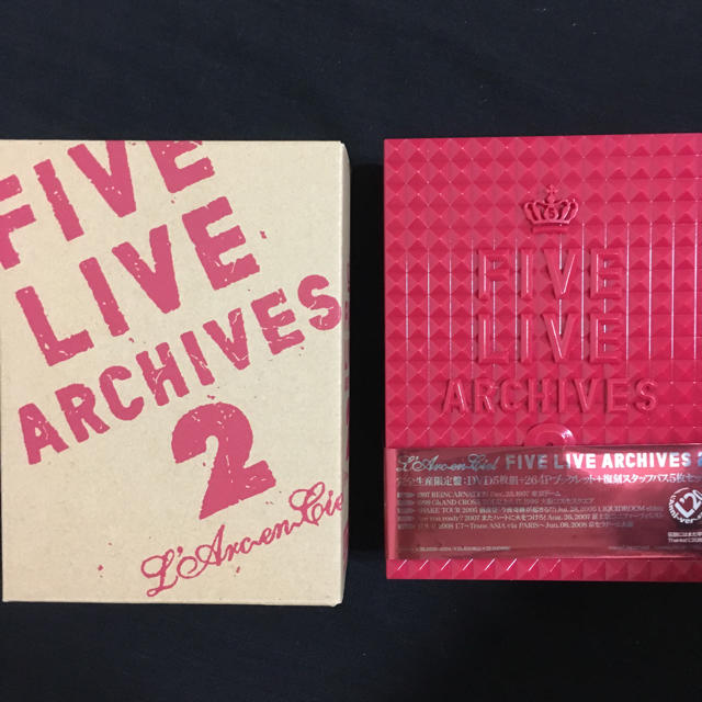 代引き不可】 L'Arc~en~Ciel FIVE LIVE ARCHIVES 2〈完全生産