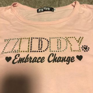 ジディー(ZIDDY)のziddy キラキラストーンロゴ ロンT(Tシャツ/カットソー)