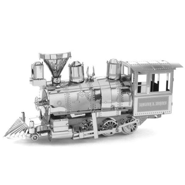 3Dメタルパズル　ウエスタンリバー鉄道　蒸気機関車 エンタメ/ホビーのおもちゃ/ぬいぐるみ(模型/プラモデル)の商品写真