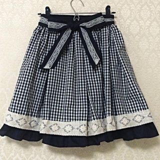 アクシーズファム(axes femme)の【みほたろ様専用】ギンガムスカート(ミニスカート)