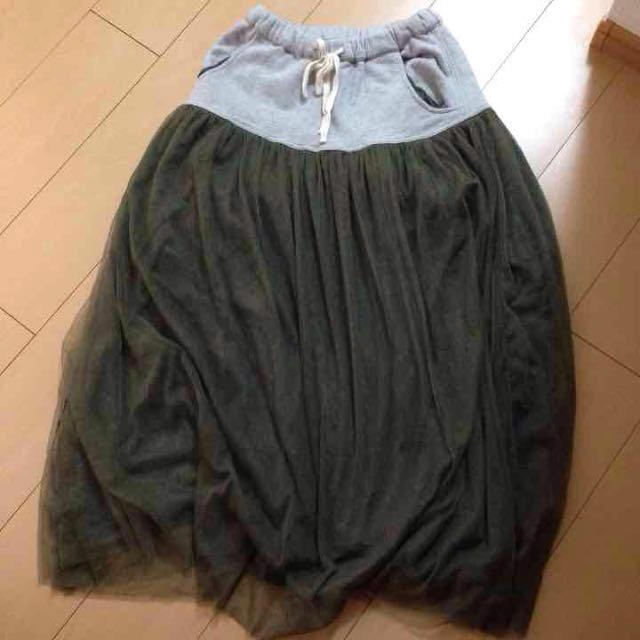 Ungrid(アングリッド)のungrid チュールスカート レディースのスカート(ロングスカート)の商品写真