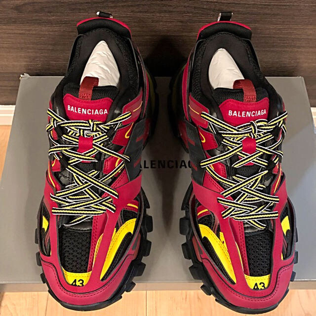 新色 BALENCIAGA track バレンシアガ トラック スニーカー 43