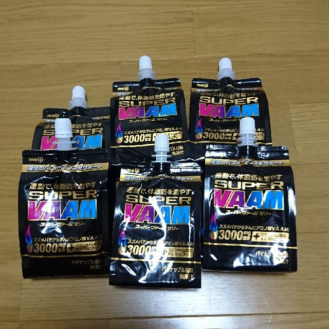 明治(メイジ)のスーパーヴァームゼリー SUPER VAAM6個 コスメ/美容のダイエット(ダイエット食品)の商品写真