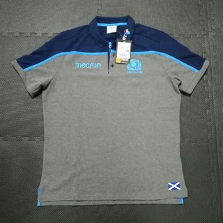 カンタベリー(CANTERBURY)のマクロン ラグビー スコットランド代表 トラベルポロシャツ(ラグビー)