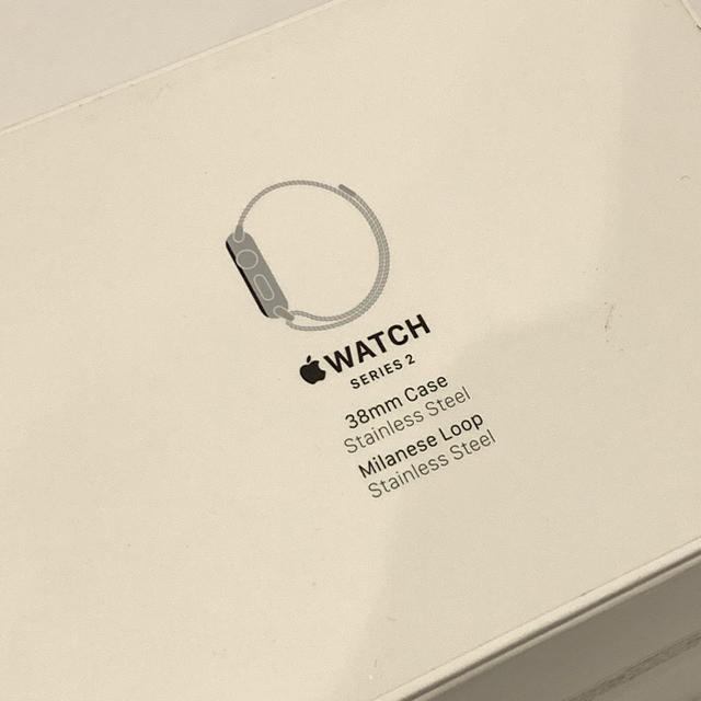 美品 AppleWatch Series2 38mm ステンレス ミラネーゼ