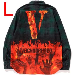 ネイバーフッド(NEIGHBORHOOD)のNEIGHBORHOOD VLONE シャツ L 即納可(シャツ)