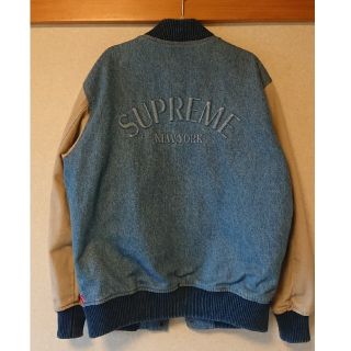 シュプリーム(Supreme)のSUPREME  14AW  デニムバーシティジャケット 

(Gジャン/デニムジャケット)