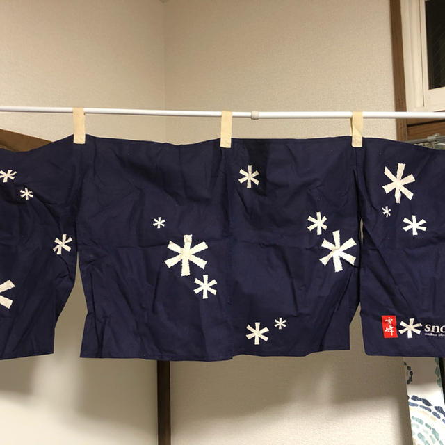 スノーピーク 雪峰祭 2014春 Noren 暖簾限定品希少レアスノピ