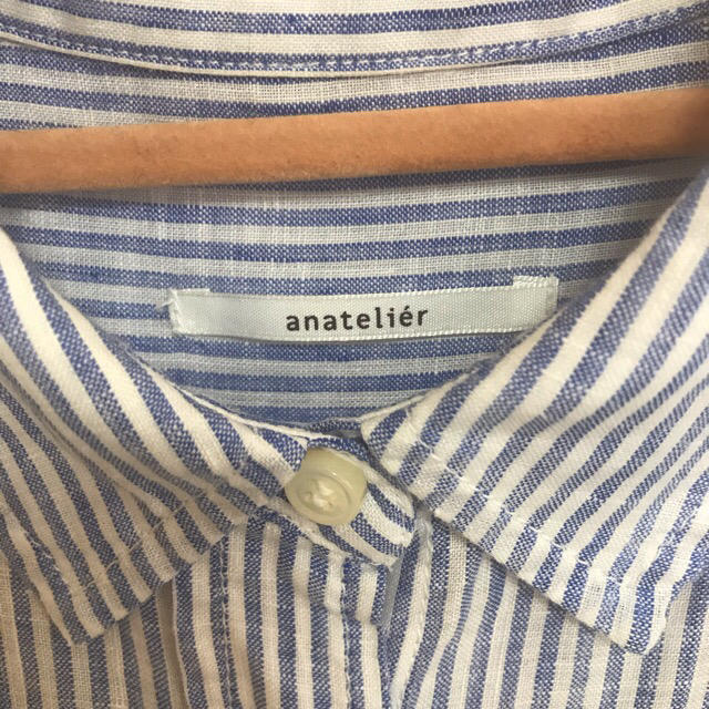 anatelier(アナトリエ)の☆専用☆アナトリエ リネンストライプシャツ レディースのトップス(シャツ/ブラウス(長袖/七分))の商品写真