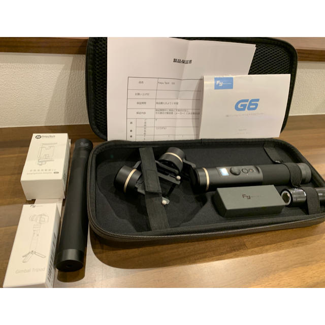 【国内正規品】 FEIYU TECH G6 3軸ジンバル 新品 おまけつき スマホ/家電/カメラのスマホアクセサリー(自撮り棒)の商品写真