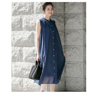 サニーレーベル(Sonny Label)の2019ss 
サニーレーベル　
ノースリーブギャザーワンピース  
新品未開封(ロングワンピース/マキシワンピース)