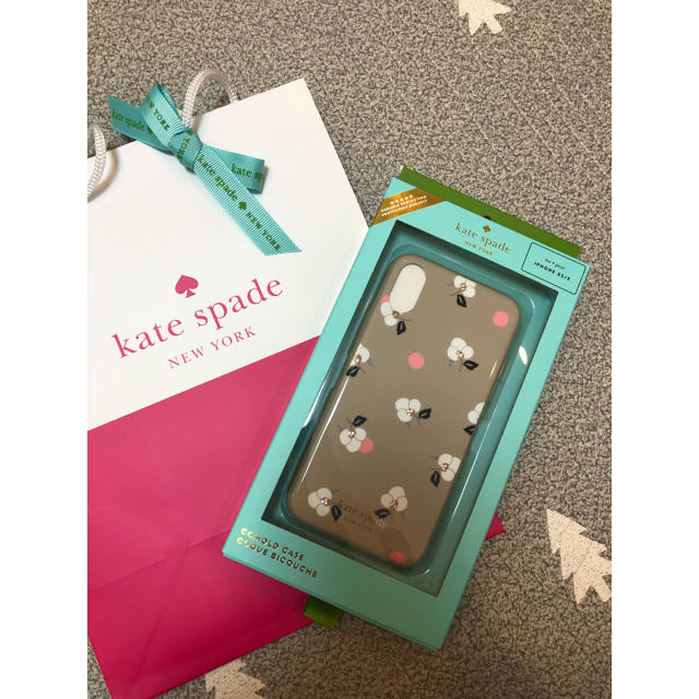 kate spade new york - ☆新入荷☆ Kate spadeのiPhoneXケース 花柄スートン付きの通販 by Hikari｜ケイトスペードニューヨークならラクマ