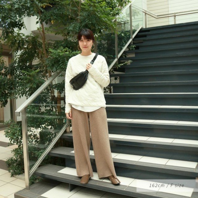 TODAYFUL　Quilting Layered Sweat
　エクリュ 2