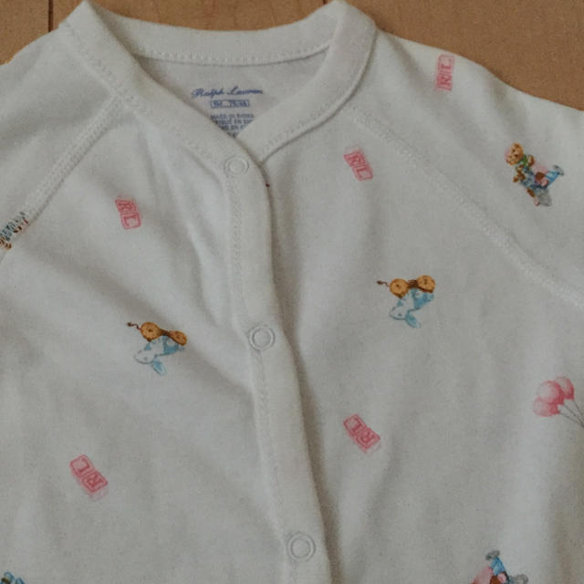 POLO RALPH LAUREN(ポロラルフローレン)のラルフローレン★ロンパース★75★ポロベア★新品 キッズ/ベビー/マタニティのベビー服(~85cm)(ロンパース)の商品写真