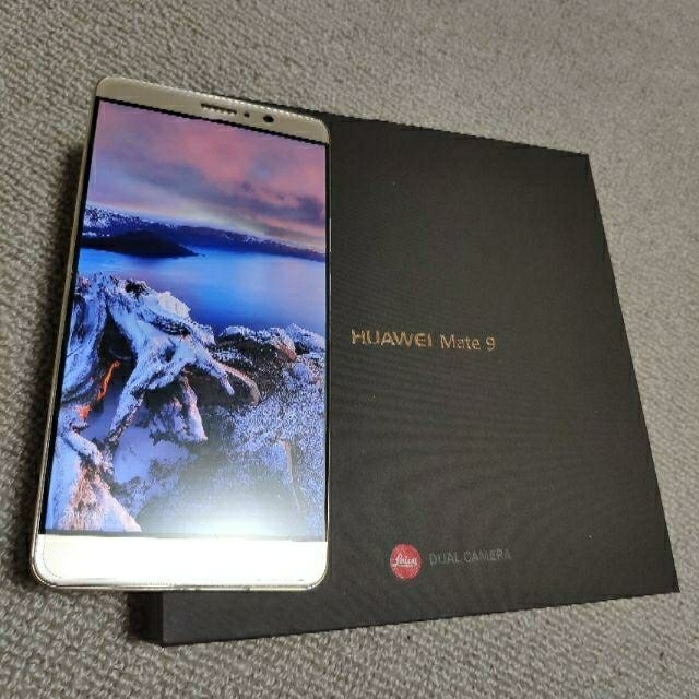 Huawei Mate 9 64GB 4G RAM SIMフリー おまけ多数 スマホ/家電/カメラのスマートフォン/携帯電話(スマートフォン本体)の商品写真