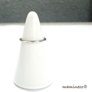 1号サイズ ステンレス製 シルバー色リング  カットタイプ 指輪(リング(指輪))