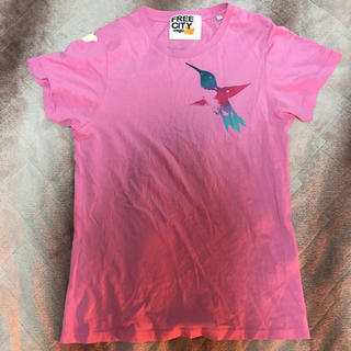 ロンハーマン(Ron Herman)のフリーシティ  キムタク着 ピンク Sサイズ(Tシャツ/カットソー(半袖/袖なし))