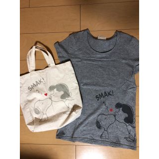 スヌーピー(SNOOPY)のスヌーピー Tシャツ トート(Tシャツ(半袖/袖なし))