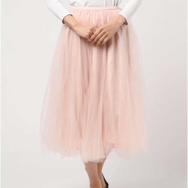 titty&co(ティティアンドコー)のtitty&Co. チュール ミディ スカート 今季商品♡半額以下♡ レディースのスカート(ロングスカート)の商品写真