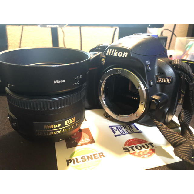 Nikon d3100 f-s 35mm f1.8 単焦点レンズ セット