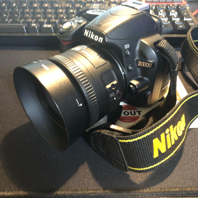 Nikon d3100 f-s 35mm f1.8 単焦点レンズ セット 1