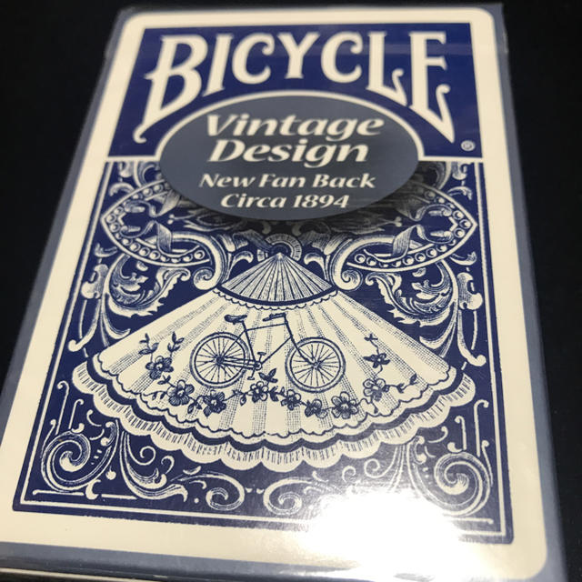 Bicycle Vintage Design New Fan Back 赤 トランプ | www.vinoflix.com