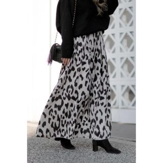 ルームサンマルロクコンテンポラリー(room306 CONTEMPORARY)のAnimal Pattern Maxi Skirt (ロングスカート)