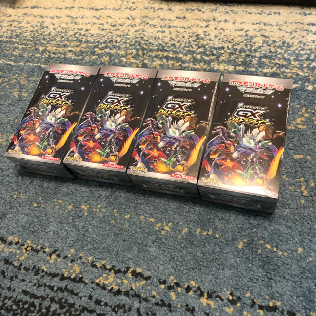 ポケモンカード】ウルトラシャイニー 4box シュリンク付き ポケモンカード】ウルトラシャイニー 4box シュリンク付き