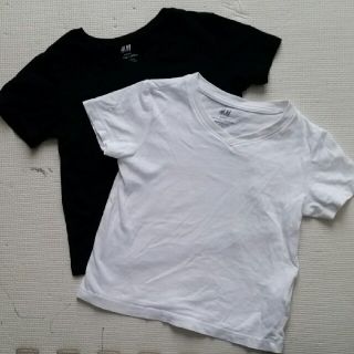 エイチアンドエム(H&M)のサイズ90☆VネックTシャツセット(Tシャツ/カットソー)