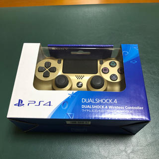 プレイステーション4(PlayStation4)の新品！ps4 デュアルショック4 ワイヤレスコントローラー ゴールド (その他)