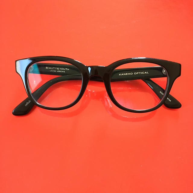 BEAUTY&YOUTH UNITED ARROWS(ビューティアンドユースユナイテッドアローズ)のKANEKO OPTICAL 黒縁眼鏡 メンズのファッション小物(サングラス/メガネ)の商品写真