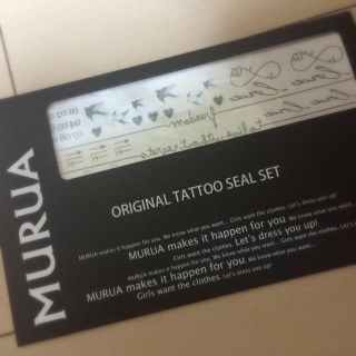 ムルーア(MURUA)のMURUA タトューシール(その他)