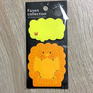 ガッケン(学研)の付箋コレクション ライオン(ノート/メモ帳/ふせん)