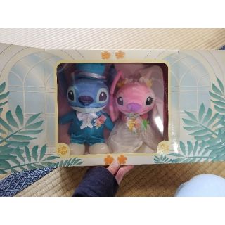 スティッチ(STITCH)の結婚式のウェルカムボードに☆ウェディングスティッチ&エンジェル　ぬいぐるみ(ぬいぐるみ)