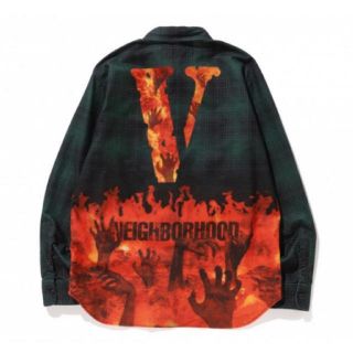 ネイバーフッド(NEIGHBORHOOD)のNeighborhood × VLONE フランネルシャツ S 送料込(シャツ)