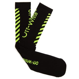 オフホワイト(OFF-WHITE)のOFF-WHITE C/O VIRGIL ABLOH - DIAG SOCKS(ソックス)