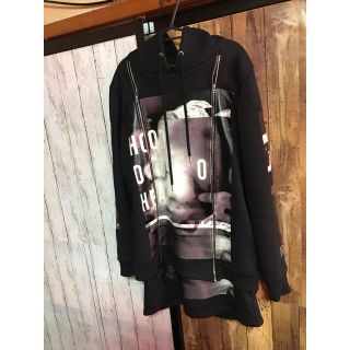 フードバイエアー(HOOD BY AIR.)のhood by air  グラフィックレイヤードパーカー (パーカー)