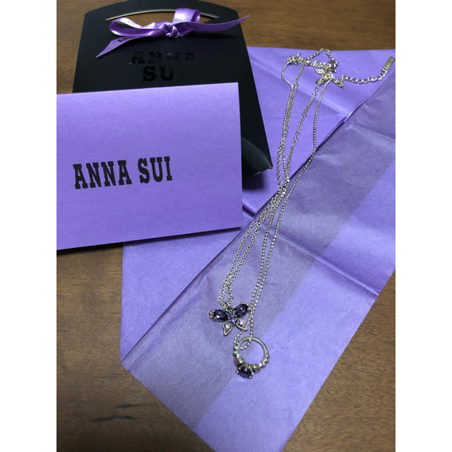 ANNA SUI(アナスイ)のANNA SUI ２連ネックレス  ☆未使用品☆ レディースのアクセサリー(ネックレス)の商品写真