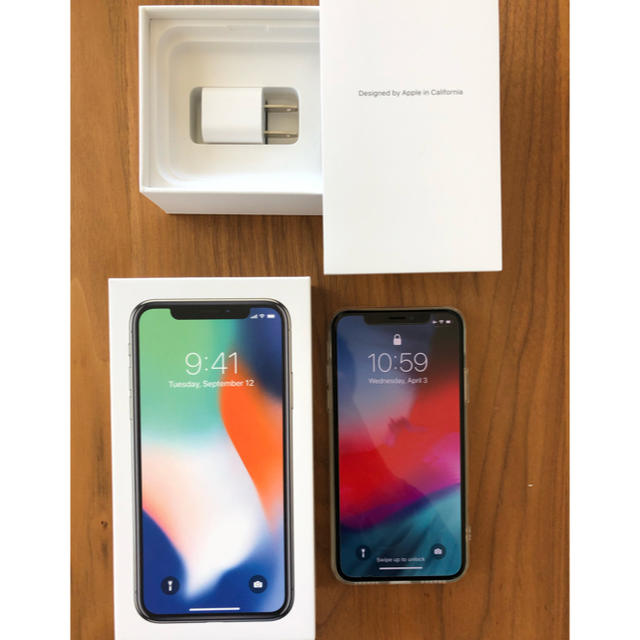 Apple - Apple iPhone X 64GB SIMフリー 保証残2019/9/27