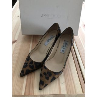 ユナイテッドアローズ(UNITED ARROWS)のJIMMY CHOO パンプスLIZZYレオパード36正規店購入(ハイヒール/パンプス)