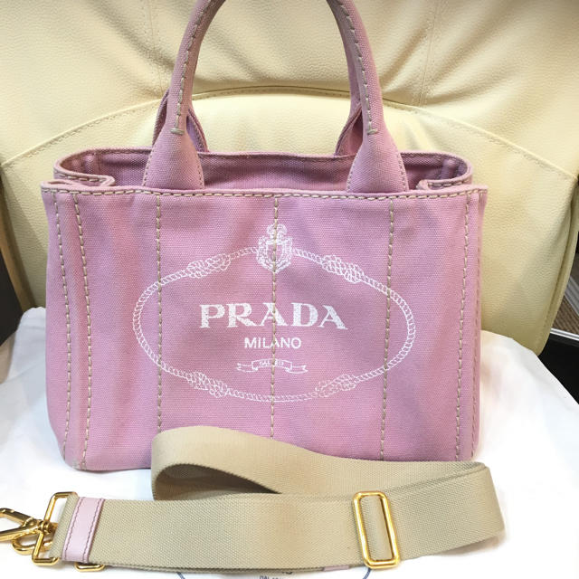 バッグPRADA プラダ キャンバス バッグ カナパ  ショルダー ストラップ