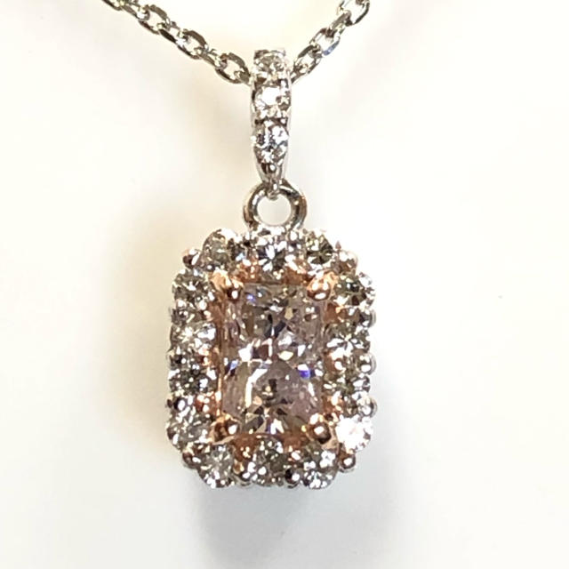 K18 ピンクダイヤモンド ネックレスの通販 by BOSS's shop｜ラクマ