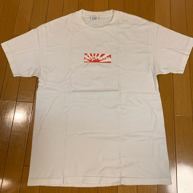 トップスsupreme earthquake box logo tee L