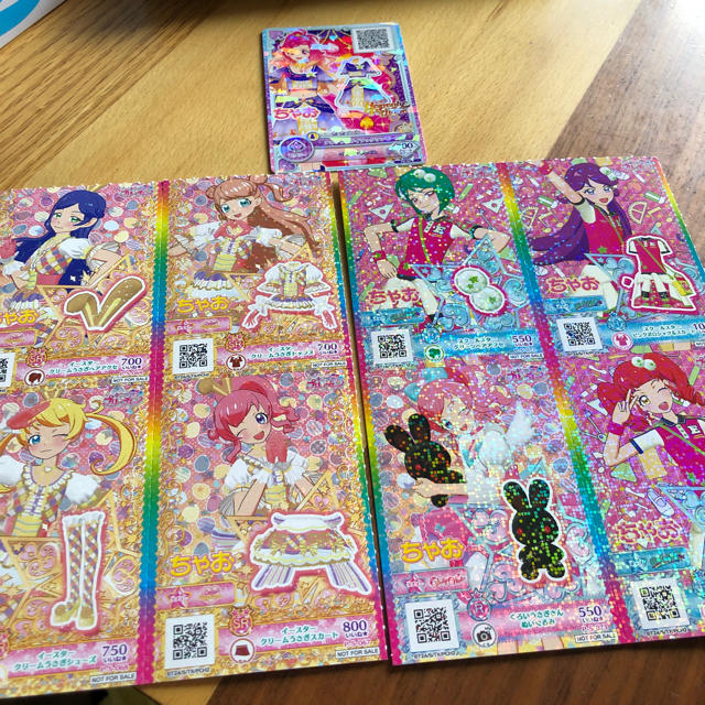 小学館(ショウガクカン)のプリチケ&アイカツカード   ちゃお５月号付録 エンタメ/ホビーのアニメグッズ(カード)の商品写真