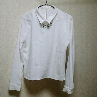 アベイル(Avail)のネックレス付きシフォンシャツ♡送料込み(シャツ/ブラウス(半袖/袖なし))