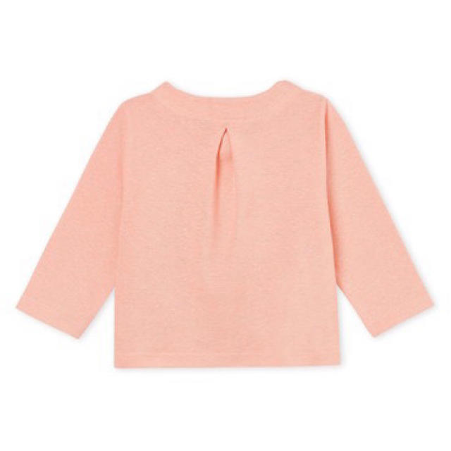 PETIT BATEAU(プチバトー)の【プチバトー】新品 コットンリネンカーディガン 女の子 36m95cm キッズ/ベビー/マタニティのキッズ服女の子用(90cm~)(カーディガン)の商品写真