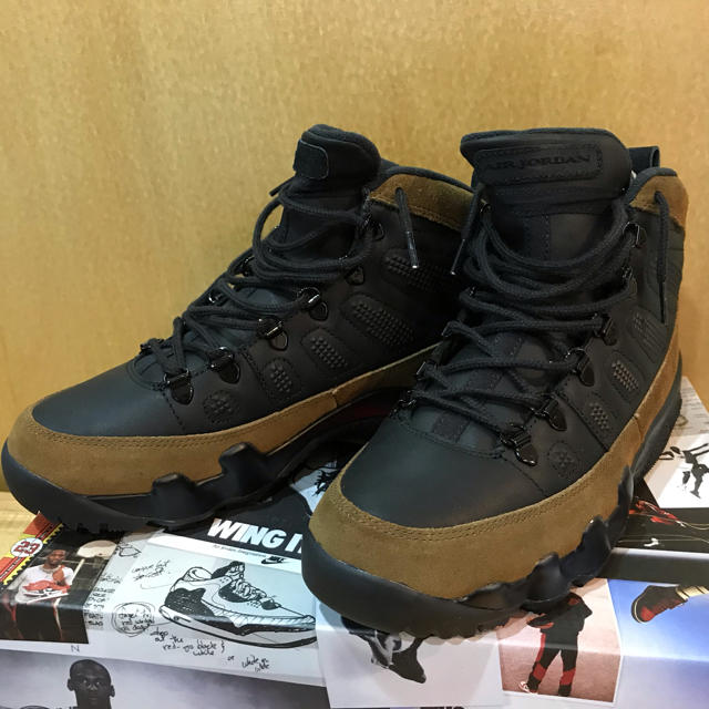 正規店購入 AIR JORDAN 9 RETRO BOOT NRG 26.5靴/シューズ