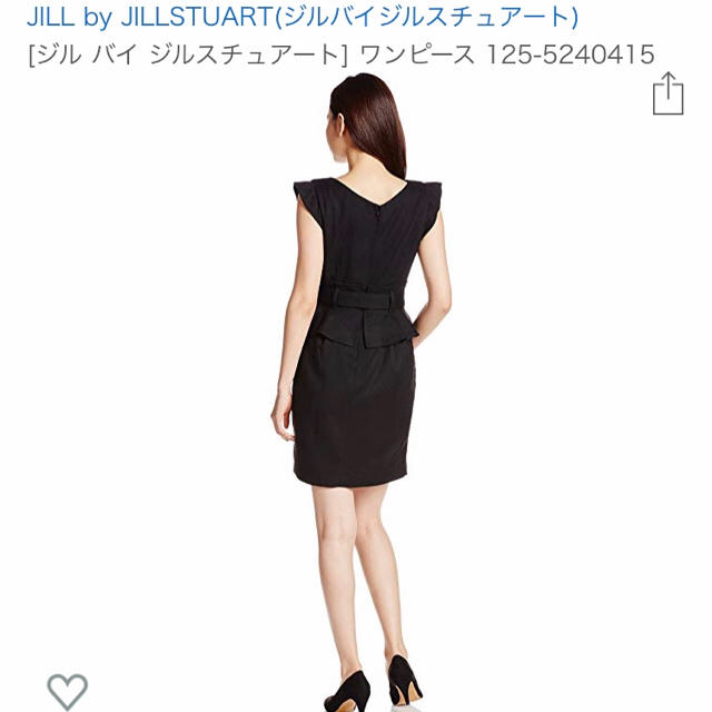 JILL by JILLSTUART(ジルバイジルスチュアート)のJILL by JILLSTUART ドレスワンピ レディースのフォーマル/ドレス(ミディアムドレス)の商品写真