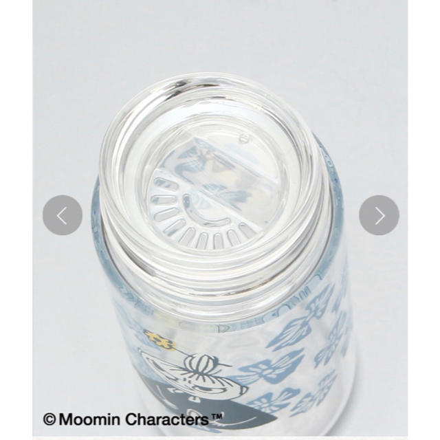 AfternoonTea(アフタヌーンティー)の完売品 Moomin×Afternoon Tea/ガラスボトル 400ml インテリア/住まい/日用品のキッチン/食器(タンブラー)の商品写真